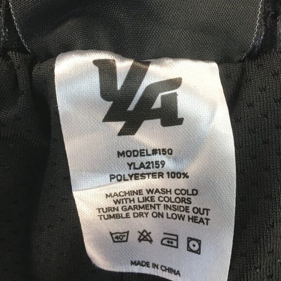 YOUNGLA Black Lined Tatoo Shorts Men's Size Large - Picture 9 of 13